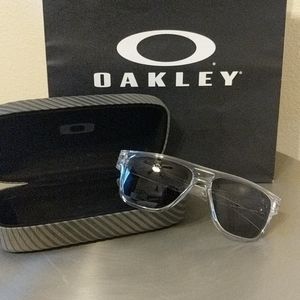 Clear Oakley men's sunglasses